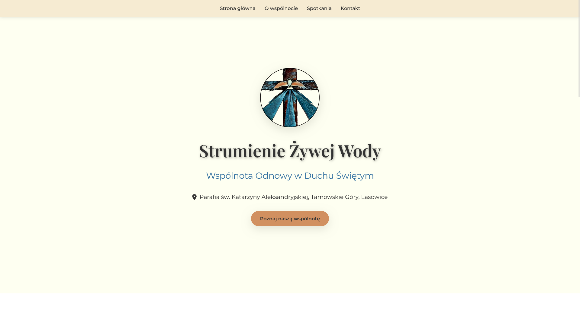 Strona wspólnoty Strumienie Wody Żywej